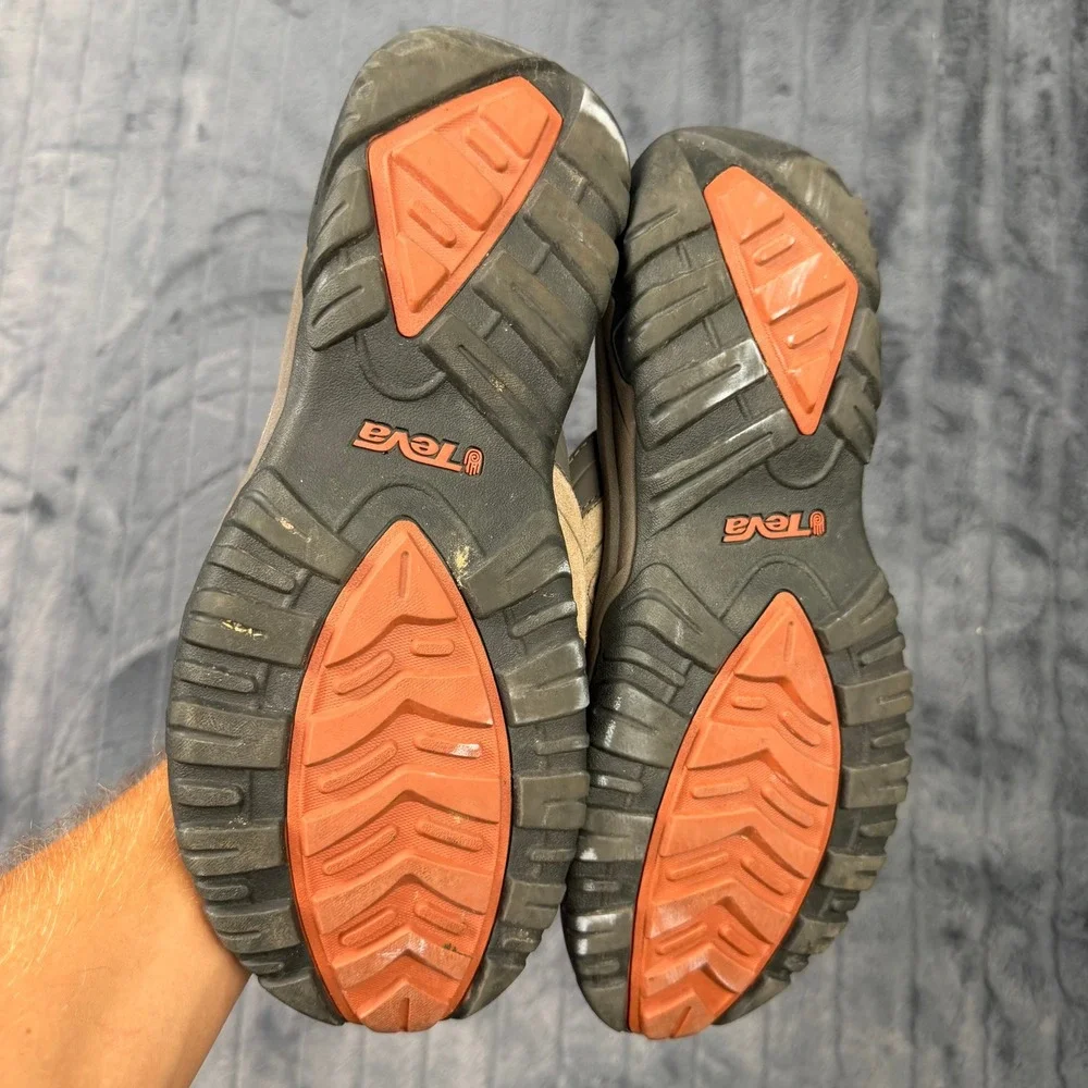 Teva Katavi Thong Sandals Mens 12 Brown Suede Hiking Flip Flops 1002432